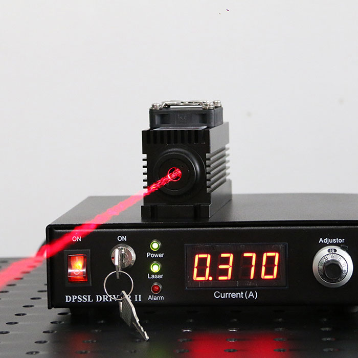 650nm/655nm/660nm 1000mw Rojo Láser semiconductor with Lab Adjustable type power supply